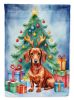 Dachshund Christmas Reindeer House Flag Large Porch Sleeve Pole Decorative Outside Yard Banner Artwork Wall Hanging, Polyester, House Size, Multicolor