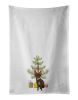 NEW Chihuahua Chocolate and White #2 Christmas Kitchen Towel Set of 2 White Dish Towels Decorative Bathroom Hand towel for Hand, Face, Hair, Yoga, Tea