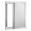 BBQ Access Door, 18W x 21H Inch Single Outdoor Kitchen Door, Stainless Steel Flush Mount Door, Wall Vertical Door with Recessed Handle, for BBQ Island