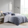 Ombre Printed Clipped Jacquard Comforter Set