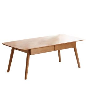 Center table Low Table 100% solid wood Top plate Desk Coffee table Width 100 x Depth 50 x Height 44 cm Study desk Work from home Easy to assemble Natu