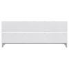 Twin Floor Bed with Bedside Bookcase,Shelves,Guardrails,White