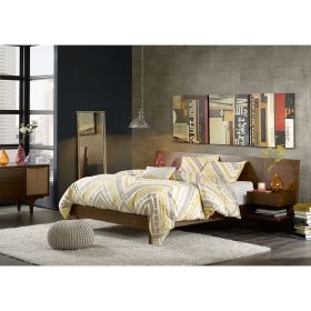 king Bed with 2 nighstand