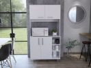 Bayshore 3-Shelf Pantry Cabinet White