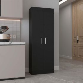 Wenge 5-Shelf Storage Pantry Cabinet