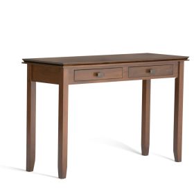 Artisan 46 inch Wide Solid Wood Console Sofa Table in Russet Brown