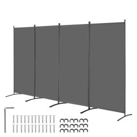 Room Divider, 4 Panels Room Divider, Folding Privacy Screen and Portable Partition Divider for Room Separation