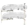 Swing Left Blind Corner Cabinet, Pull Out Organizer for 36 inch Width Blind Cabinet, 2 Tier Height Adjustable Swing Tray