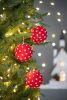 D3.9" Christmas Ball Ornaments, Decorative Hanging Ball Christmas Tree Ornaments for Holiday Party Decorations, Set of 6