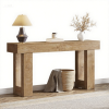 Console Table, Wooden Rectangular Sofa Table Behind The Couch