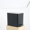 10L Rectangular Step Trash Can, Stainless Steel Garbage Can with Foot Pedal