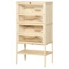 5-Tier Wooden Hamster Cage Mice Habitat Rat Habitat with Openable Top, Front Door and Storage Shelf