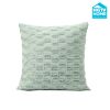 HGTV Art Deco Brushed Faux Fur Pillow Quietude 22 x 22 inches