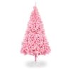 6ft Pink Artificial Christmas Tree â€“ Full & Lush PVC Holiday Tree with Metal Stand, Unlit Decorative Christmas Pine for Home, Party & Holiday DÃ©cor