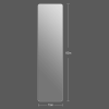 60"x 15" inch Full Body round corner mirror for Living Room Bedroom Cloakroom Wall hanging with hanging hole High quality 5mm silver mirror Explosion-