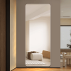 60"x 15" inch Full Body round corner mirror for Living Room Bedroom Cloakroom Wall hanging with hanging hole High quality 5mm silver mirror Explosion-