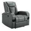 Recliner Sofa with Power Recline, Adjustable Split Back, USB Charging, Bluetooth Speakers & LED LightingRecliner Sofa with Power Recline