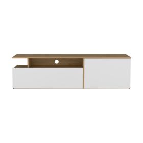 Summerfield Tv Stand, Living Room, White/Ligth Pine