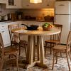 Farmhouse Dining Table for 2-4 People with Stable Base for Apartments And Small Restaurants(table only)