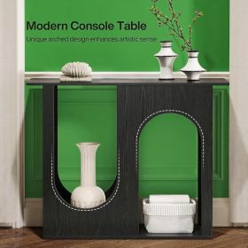 Sofatisch Narrow Console Table behind Couch with Vaulted Design Living Room Furniture Compact Storage Solution