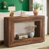 120 Cm Landhaus Style Console Table with Storage for Entrance Area Wooden Sofa Table for Home Decor