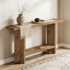 Slim Console Table with Shelf Long Sofa Table behind Sofa for Living Room & Hallway Home Furniture Decorative Table