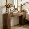 160 Cm Rustic Console Table Dining Table with Stable Legs Flurtisch Sofa Table Traditional Home Decor Furniture