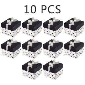 10 Pack Black White Gift Boxes