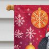 Havanese Holiday Christmas House Flag Large Porch Sleeve Pole Decorative Outside Yard Banner Artwork Wall Hanging, Polyester, House Size, Multicolor