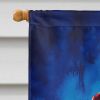 Seal Christmas House Flag Large Porch Sleeve Pole Decorative Outside Yard Banner Artwork Wall Hanging, Polyester, House Size, Multicolor