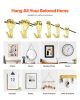 130Pcs Picture Frame Hangers with Nails 10lbs to 100lbs Metal Photo Hanging Kit