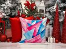 Trans and Proud Pride Throw Pillow Machine Washable, Indoor Outdoor Decorative Pillow for Couch, Bed or Patio, 18Hx18W