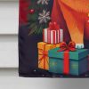 Chow Chow Holiday Christmas House Flag Large Porch Sleeve Pole Decorative Outside Yard Banner Artwork Wall Hanging, Polyester, House Size, Multicolor