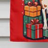 Beagle Holiday Christmas House Flag Large Porch Sleeve Pole Decorative Outside Yard Banner Artwork Wall Hanging, Polyester, House Size, Multicolor