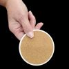 Hippie Animal Koala Large Sandstone Coasters Pack of 4 Absorbent Round Coasters Decor Gifts for Men or Women, 4 in, Multicolor