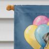 Great Dane Happy Birthday House Flag Large Porch Sleeve Pole Decorative Outside Yard Banner Artwork Wall Hanging, Polyester, House Size, Multicolor