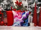 Genderfluid Pride Throw Pillow Machine Washable, Indoor Outdoor Decorative Pillow for Couch, Bed or Patio, 18Hx18W