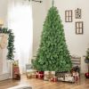 6ft Artificial Christmas Tree, Premium Unlit Hinged Fake Xmas Tree with 760 Branch Tips, for Home, Office
