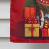 Chihuahua Holiday Christmas House Flag Large Porch Sleeve Pole Decorative Outside Yard Banner Artwork Wall Hanging, Polyester, House Size, Multicolor