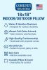 Genderfluid Pride Throw Pillow Machine Washable, Indoor Outdoor Decorative Pillow for Couch, Bed or Patio, 18Hx18W