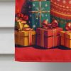 Fawn Boxer Holiday Christmas House Flag Large Porch Sleeve Pole Decorative Outside Yard Banner Artwork Wall Hanging, Polyester, House Size, Multicolor
