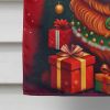 Leonberger Holiday Christmas House Flag Large Porch Sleeve Pole Decorative Outside Yard Banner Artwork Wall Hanging, Polyester, House Size, Multicolor
