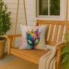 Seeds of Equality Pride Throw Pillow Machine Washable, Indoor Outdoor Decorative Pillow for Couch, Bed or Patio, 18Hx18W