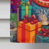 Havanese Holiday Christmas House Flag Large Porch Sleeve Pole Decorative Outside Yard Banner Artwork Wall Hanging, Polyester, House Size, Multicolor