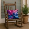 Bisexual Pride Throw Pillow Machine Washable, Indoor Outdoor Decorative Pillow for Couch, Bed or Patio, 18Hx18W
