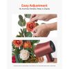 Standing Artificial Flowers Arrangements 4 PCS, 17.5-Inch Tall Faux Flower Decorations for Wedding Aisle Runner Chair