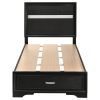 Urbana Black Twin Storage Panel Bed