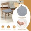 2PCS Solid Rubber Wood Dining Chairs , 400 LBS Capacity Padded Upholstered Kitchen Chairs