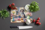 NEW Decorating Easter Bluetick Coonhound Glass Cutting Board Decorative Tempered Glass Kitchen Cutting and Serving Board Large Size Chopping Board