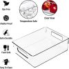 Plastic Storage Bins, Pantry Organizers and Storage, Kitchen Organization and Storage Containers Bins for Organizing, Fridge, Freezer, Bathroom